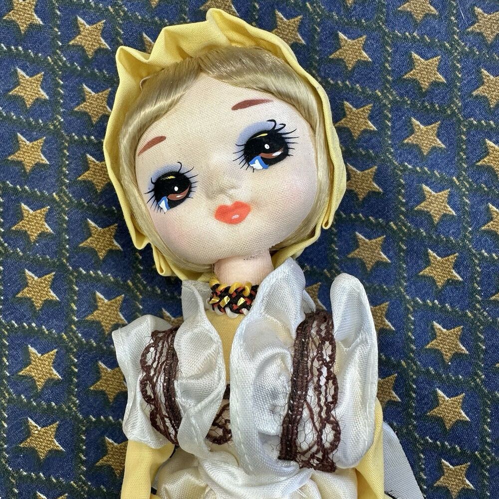 Vintage 60’s/70’s Big Eyed Bradley Doll. Miss Arizona. Rare. Beautiful. Korea.